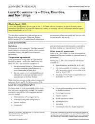 Fact Sheet 176 Minnesota Department Of Revenue