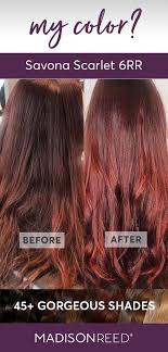 Savona Scarlet 6rr Rich Auburn With Red Tones Diy Hair Dye Hair Color At Home Hair Color