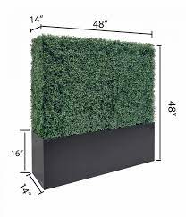 Buy supreme quality portable artificial hedges walls at affordable rates. Artificial Boxwood Hedge In Planter Artigwall