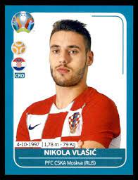 Panini Uefa Euro 2020 Preview Nikola Vlasic Croatia No Cro21 1 41 Vlasic Croatia Euro