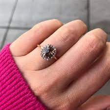 Salt And Pepper Diamond Ring Diamond Alternative Engagement Ring Dream Engagement Rings Favorite Engagement Rings