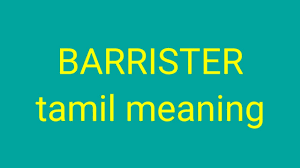 These terms have been originated from different places and therefore, the same terms may depict meanings with slight differences in different countries. Barrister Tamil Meaning Sasikumar Youtube