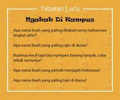 We did not find results for: 70 Tebak Tebakan Lucu Ideas Sufi Greatful Millenials