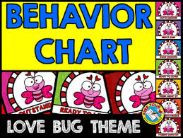 valentines day behavior chart love bugs behavior management chart