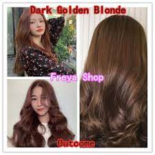 And while golden tones don't look great on everyone. Dark Golden Blonde Hair Color With Oxidant 6 3 Bob Keratin Permanent Hair Color Shopee Philippines