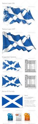 Scotland Flag Grunge Backgrounds Decorative Scottish Tattoos Flag Drawing Grunge Textures