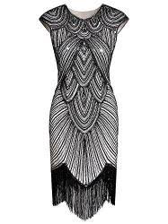 vijiv art deco great gatsby inspired tassel beaded 1920s flapper dress r1979 00 dresses pricecheck sa