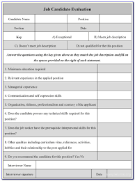 Half marks may be given. Hr Evaluation Form Template Vincegray2014