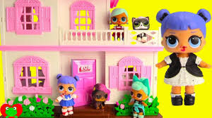 New Lol Surprise Doll House With Dolls And Lol Surprise Pets Toy Video Toy Trains For Kids Lol Dolls Dolls