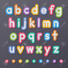 Find the perfect letter a stock photos and editorial news pictures from getty images. Colorful Paper Small Alphabet Letters A To Z Fonts Royalty Free Cliparts Vectors And Stock Illustration Image 38632899