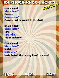 So are dirty knock knock jokes immature? Teenage Knock Knock Jokes
