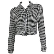 Black And White Checkered Jacket Preowned Gianni Versace Jeans Vintage 90 S Black White Checkered 320 Liked On Polyvore Versace Jeans Couture Checkered Jacket Black And White Jacket