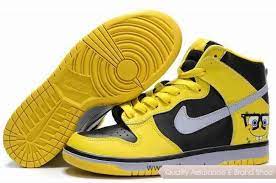 Nike Dunk SB SpongeBob SquarePants Jaune Noir Gris Hommes | Nike dunks, Nike,  Nike sneakers