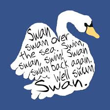 Swan Tongue Twister T Shirt Tongue Twisters Swan T Shirt