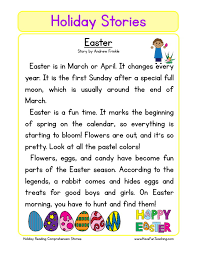 Find safety lesson plans, printables, and resources for great teaching ideas during national safety month (june) and year round. Reading Comprehension Worksheet Easter