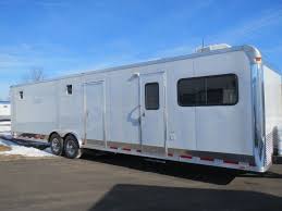 It is a 44' vintage intimidator lq trailer. Enclosed Living Quarters Trailers Pro Line Trailers Trailer Enclosed Trailers Trailer Living