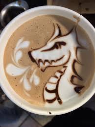 Dragon Latte Art Coffee Art Cappuccino Art Latte Art