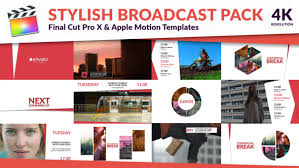 All elements work without keyframing and can. News Apple Motion Templates From Videohive