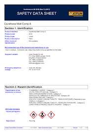 SDSÂ¤4222Â¤Durathane Matt Comp AÂ¤EukÂ¤SA