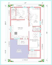 South facing house plan 27'x45' Do You Want 1200+ Floor Plan DWG file  (AUTOCAD FILE) Link in bio For all kind of Architectural design services  Call/whatsapp: 8825930118 3d Elevation offer starts from