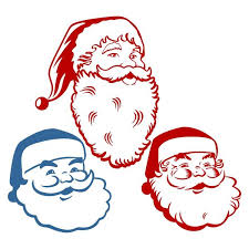 Santa Claus Face Cuttable Designs Santa Claus Pictures Santa Claus Drawing Santa Face