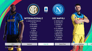 Domenica 22 agosto 2021 turni infrasettimanali coppa italia turno preliminare: Pes 2021 Inter Milano Vs Napoli New Kits 2021 22 Serie A Tim Gameplay Youtube