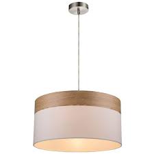 Dimensions (emballage compris) (lxlxh) 20 x 13 cm. Suspension En Tissu Suspension Textile Blanche Eclairage En Bois Salle A Manger Globo 15221h
