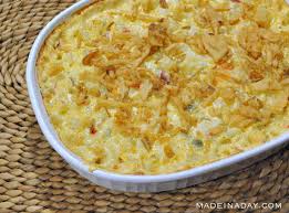 1 pound bacon cooked and crumbled or chopped. Obrien Potato Casserole