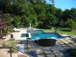 Contemporary Swimming Pool Landschaft Pool Im Garten Garten Design Pool