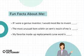 Fun Facts for an “About Me” Intro | List of Helpful Examples |  YourDictionary