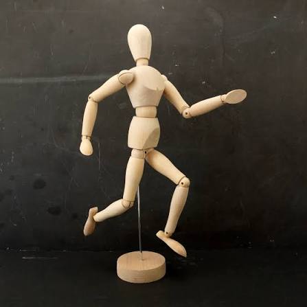 Wood Manikin / Mannequin (12" high) – ThirdShiftVintage.com