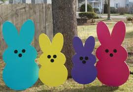 Maybe you would like to learn more about one of these? Giant Glittered Easter Peeps Yard Art Easter Decorations Easter Bunny Painted Wood Yard Art Easter Pe Easter Yard Art Wood Yard Art Easter Yard Decorations
