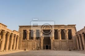 O Templo De Horus Em Edfu Pinturas Para A Parede Quadros Hieroglifico Hieroglifico Hieroglifo Myloview Com Br