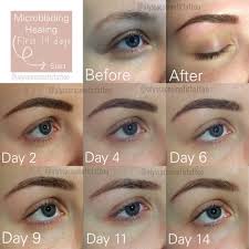 First 14 Days Of The Healing Process After Microblading Are