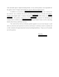 Download the librarian cover letter template (compatible with google docs and word online) or see below for more examples. Cover Letter For Archivist Job October 2021