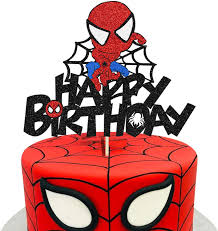 Custom cake designers for birthdays, christenings, anniversaries, corporate and of course weddings and civil partnerships. Kapokku Cute Spiderman Happy Birthday Cake Topper Avengers Crew Theme Cake Decor Boy Children Superhero Party Decoration Kid S Birthday Party Decoration Supplies Amazon Ca Grocery