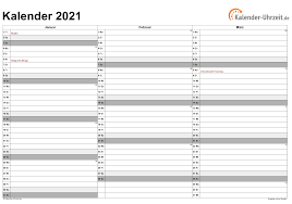 Kalender auch zum ausdrucken auf a4. Kalender 2021 Zum Ausdrucken Kostenlos