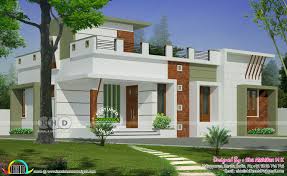 983 Sq Feet 2 Bedroom One Floor Home Kerala House Design Single Floor House Design House Roof Design