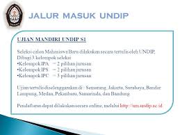 Lulusan sma/smk/ma atau sederajat, lulus ujian persamaan atau yang setara lainnya (paket c) tahun 2020, 2019, dan 2018. Diponegoro University Ppt Download