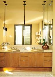 And in this small space , the side faucet is a smart choice. 18 Great Ideas For Bathroom Double Vanities Architectural Digest