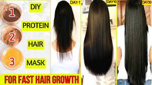 There are actually a lot of diy hair masks for hair growth that make use of essential oils. Apply This Triple Hair Growth Protein Hair Mask On Thin Hair Your Hair Will Never Stop Growing Youtube