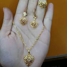 21k gold jewelry sets 8 7g women s