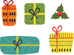 Download Christmas Gift And Mistletoe Set Vector Graphic By 1riaspengantin Creative Fabrica SVG Cut Files