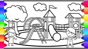 Check spelling or type a new query. School Playground Drawing Easy For Kids Novocom Top
