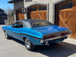 Image result for Bright Blue 1970 Challenger