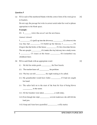 Icse Class 10 English Language Paper 1 Sample Paper 2020 2021 Aglasem Schools English Paper Words Sample Paper