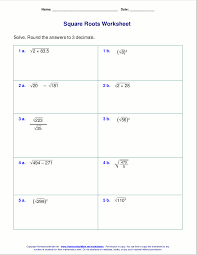 Discover (and save!) your own pins on pinterest Free Square Root Worksheets Pdf And Html