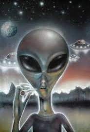Bogarting Alien Stoner Aliens And Ufos Alien Art Alien