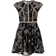 Free People Laurel Cocktail Dress Party Dress 225 Found On Polyvore Short Black Cocktail Dress Cocktail Dress Party Short Mini Dress