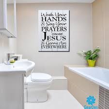 Wash Your Hands Say Your Prayers Cause Jesus And Germs Are Everywhere Bathroom Piece On A Beautif Bathroom Wall Art Wash Your Hands Romantic Bedroom Decor